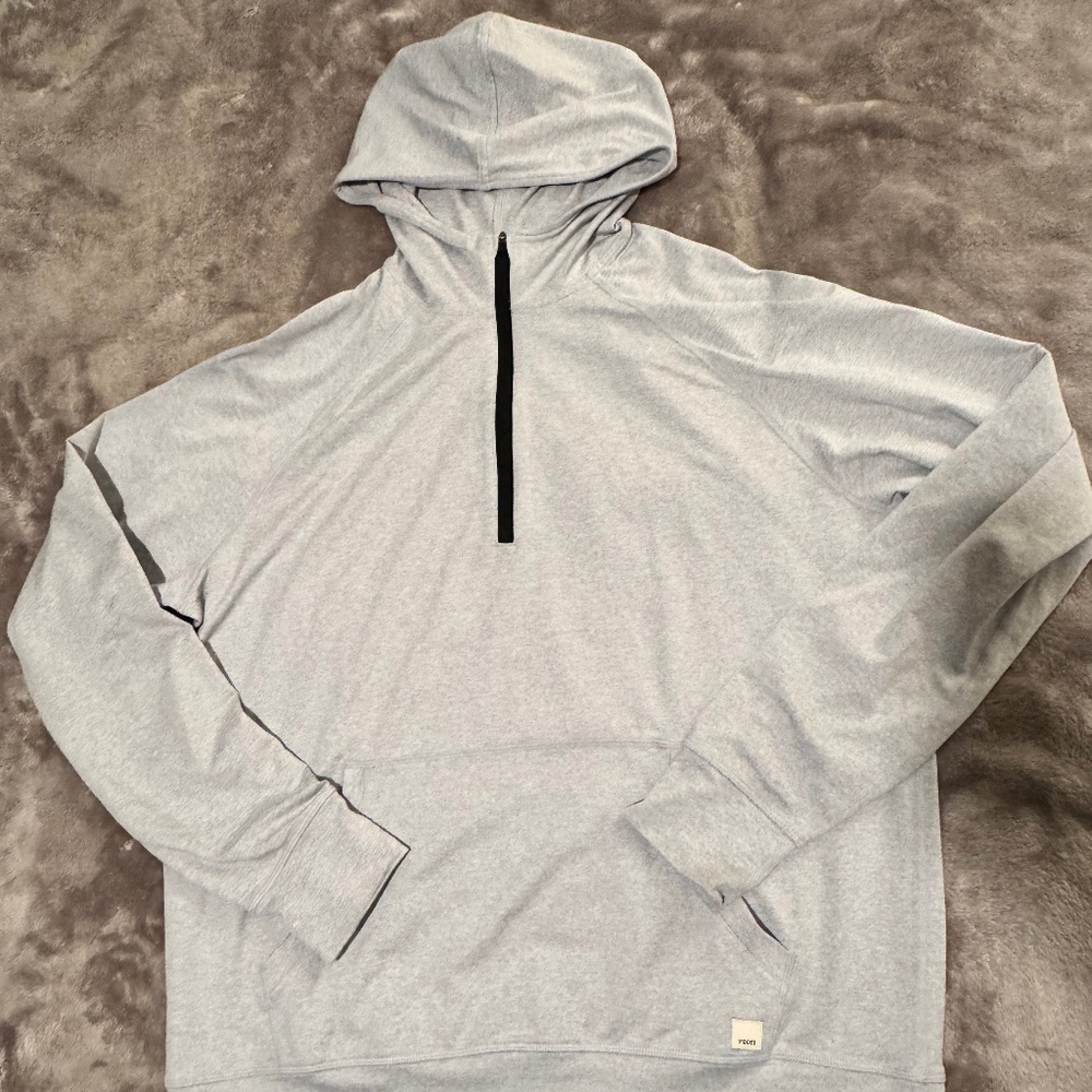 Vuoti Men's Ponto Performance Hoodie - Platinum Heather - Medium